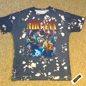 Nirvana Unplugged Oversized Graphic Tee